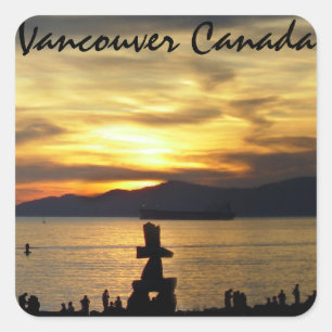 Stickers souvenirs de Vancouver Art souvenir
