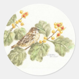 Stickers Sparrow d'automne