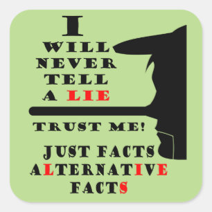 Stickers Sq De Faits Alternatifs Long Noeud