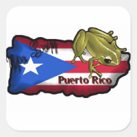 Stickers Square Yo Soy Puerto Rico