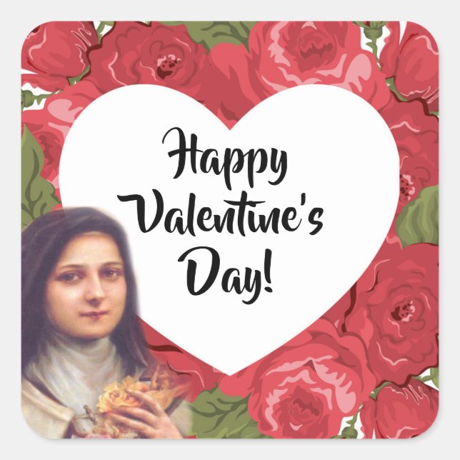 Stickers St. Therese Saint Valentin (Devant)
