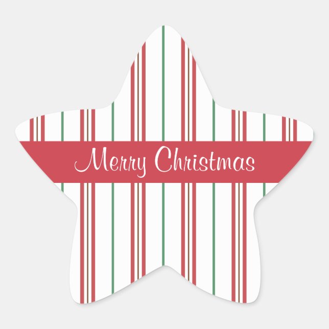 Stickers Star de Noël (Devant)