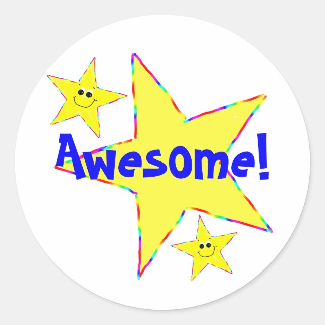 Stickers Star génial (Devant)