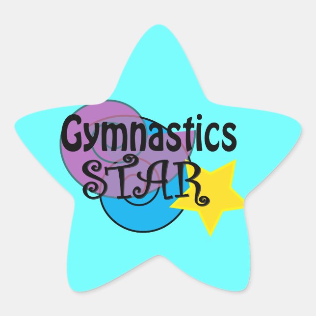 Stickers Star Gymnastique pour Gymnastique (Devant)