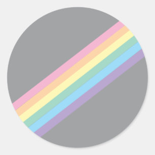 Stickers Storey Sky & Rainbow Round