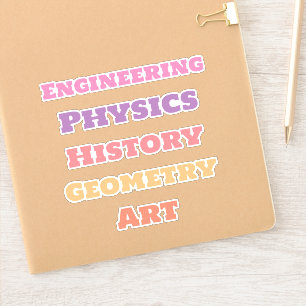 Stickers Sujet de l'école, esthétique