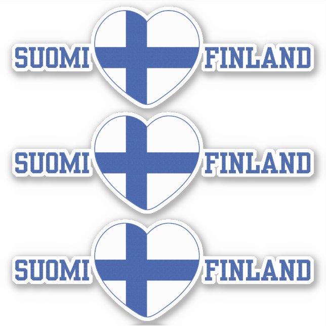 stickers SUOMI FINLAND (Devant)