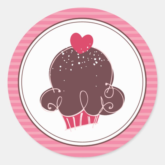 Stickers Super Cute Cupcake (Devant)