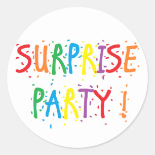 Stickers "Surprise Party"