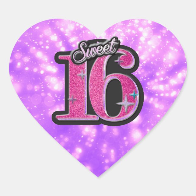 Stickers Sweet 16 (Devant)