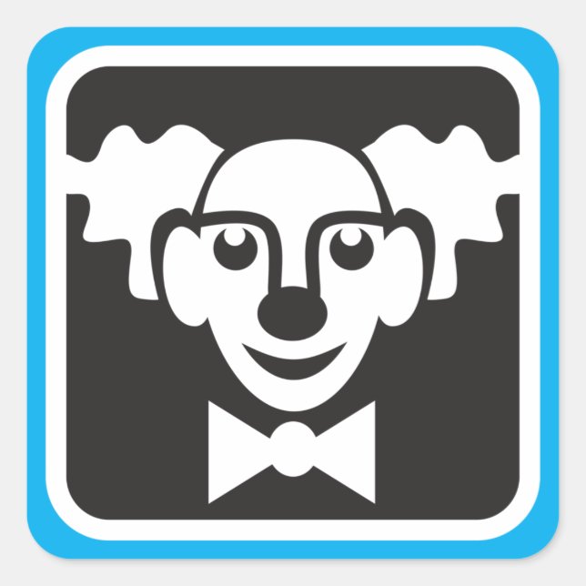 Stickers Symbole clown de cirque (Devant)