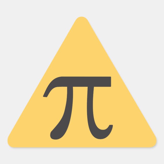 Stickers Symbole Pi (Devant)