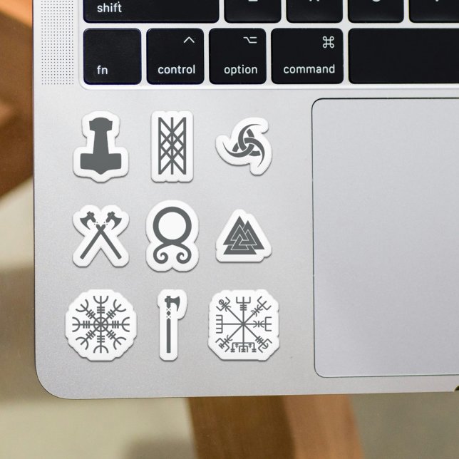 Stickers Symboles Viking (Set of Viking Symbols Stickers)