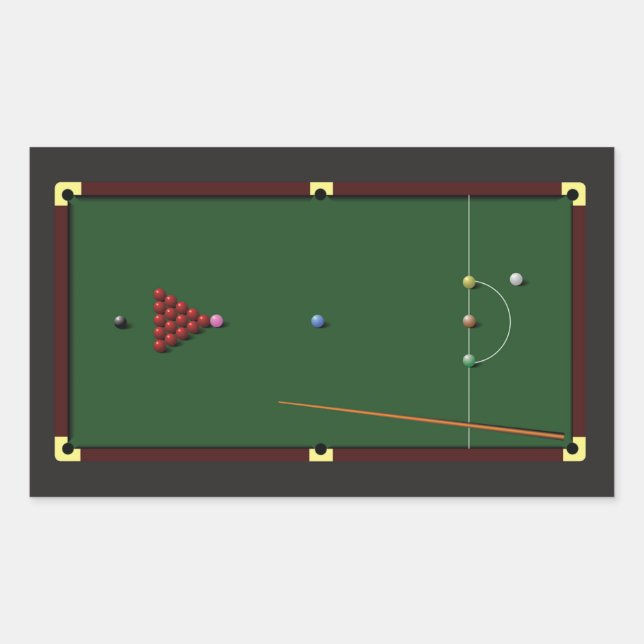Stickers table Snooker (Devant)