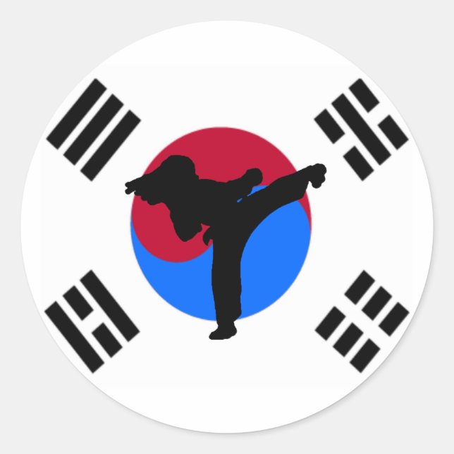 Stickers Taekwondo Kicker (Devant)