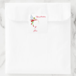 Stickers Tag Fairy Christmas