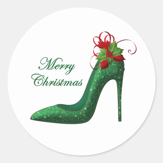 Stickers talons Parties scintillant verte (Devant)