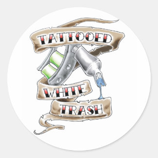 Stickers Tatouage blanc
