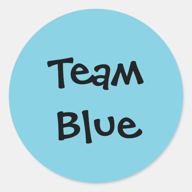 Stickers "Team Blue" (Devant)