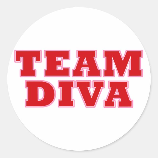 stickers "Team Diva" (Devant)