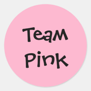 Stickers "Team Pink"