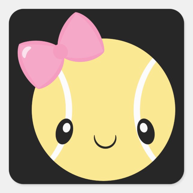 Stickers Tennis Girl Emoji (Devant)