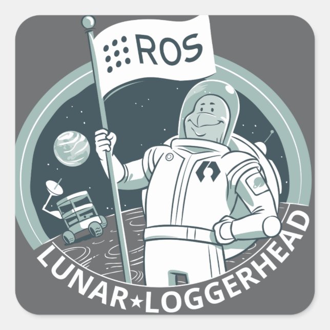 Stickers Tête-Logger ROS Lunaire (Devant)