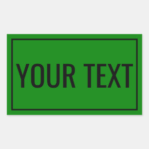Stickers texte personnalisé pour les entreprises o