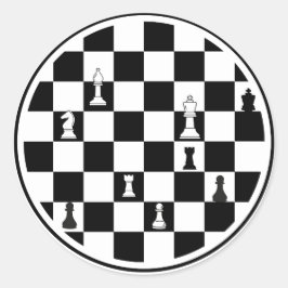 Stickers Thème d'échecs - Élégant design de l'échi