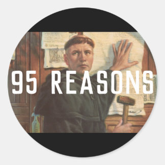 Stickers Théologie Réformée - Martin Luther 95