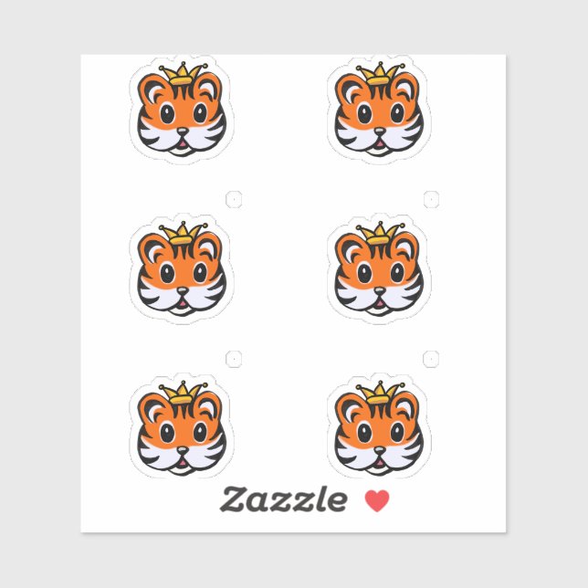 Stickers Tiger (Feuille)
