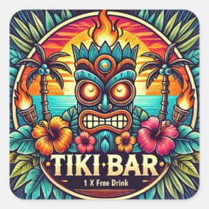 Stickers Tiki Bar