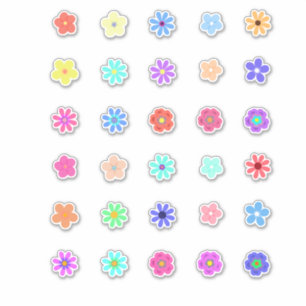 Stickers Tiny Flowers Kit par Cherie