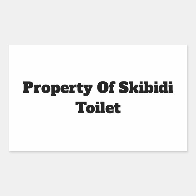 Stickers Toilettes Skibidi (Devant)