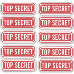 Stickers Top Secret
