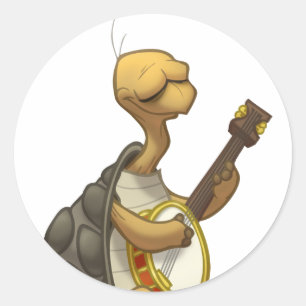 Stickers Tortue Banjo-Strummin