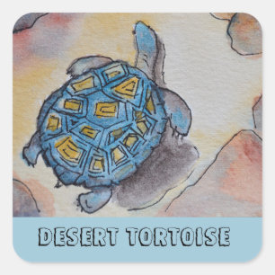 Stickers Tortue du désert