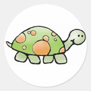 Stickers Tortue - Feuille de 20