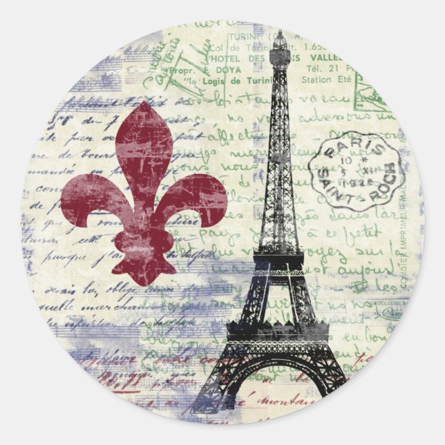 Stickers Tour Eiffel France (Devant)