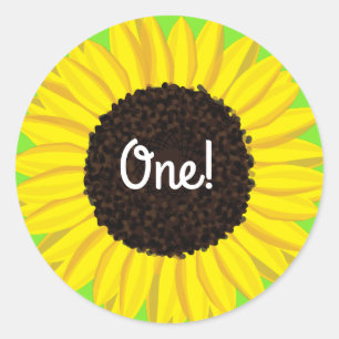Stickers Tournesol mûre 1er Anniversaire