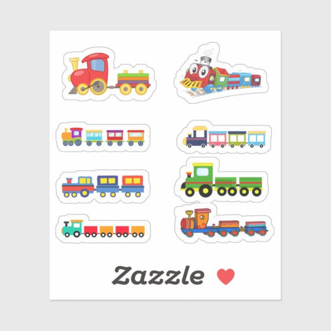 Stickers Train Jouet (Feuille)