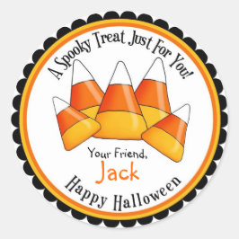 Stickers Treat Halloween Candy Corn