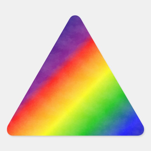 Stickers Triangle Arc-en-ciel (Devant)