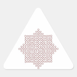 Stickers Triangle-Kolam Art-1