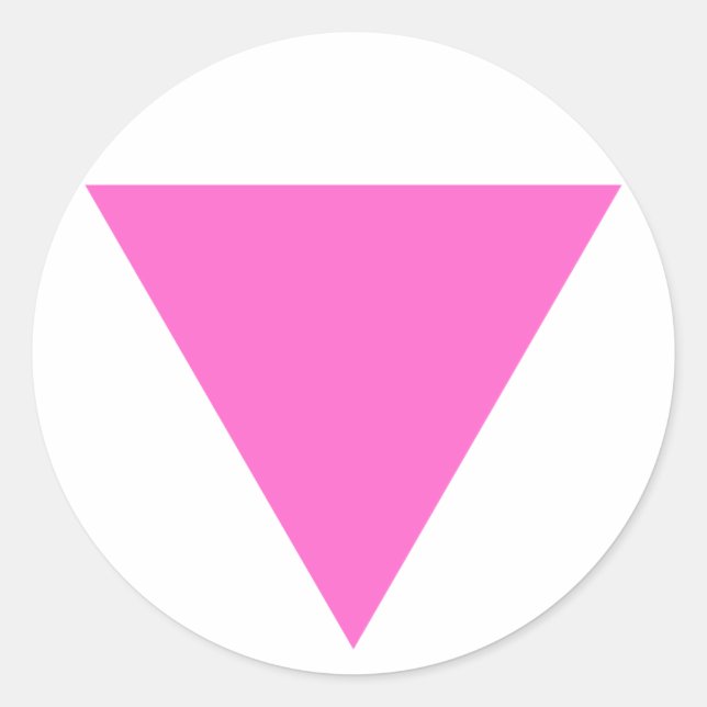 Stickers Triangle Rose (Devant)