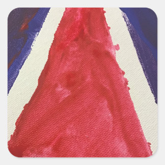 stickers Triangle rouge