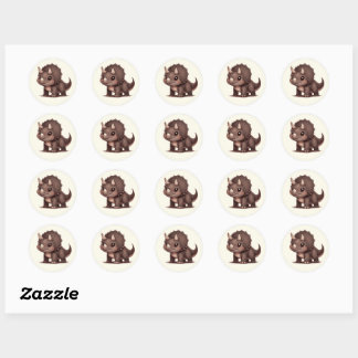 Stickers Triceratops - Kammli Friends Collection