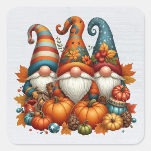 Stickers Trio Gnomes de Thanksgiving
