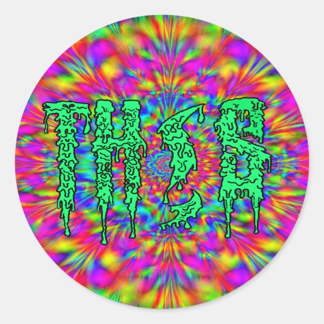 Stickers Trippy TH!S Grime Logo (Devant)