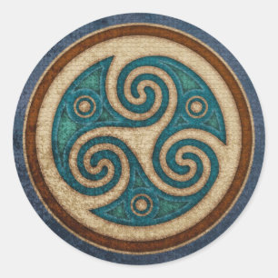 Stickers Triskele foncé